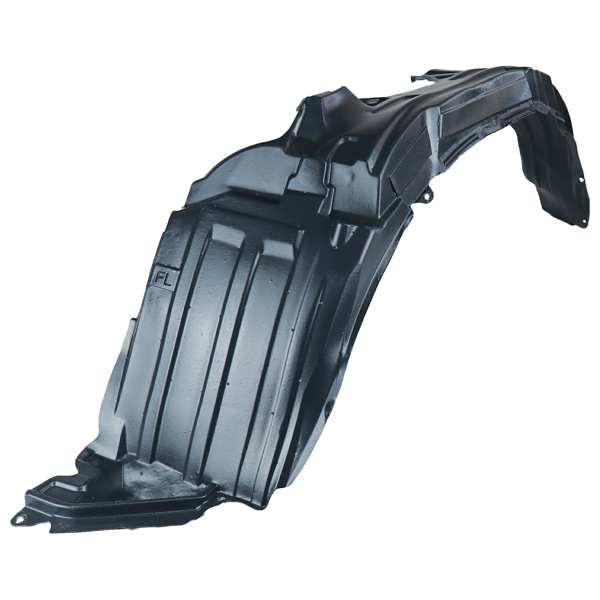 Plastic wheel housing